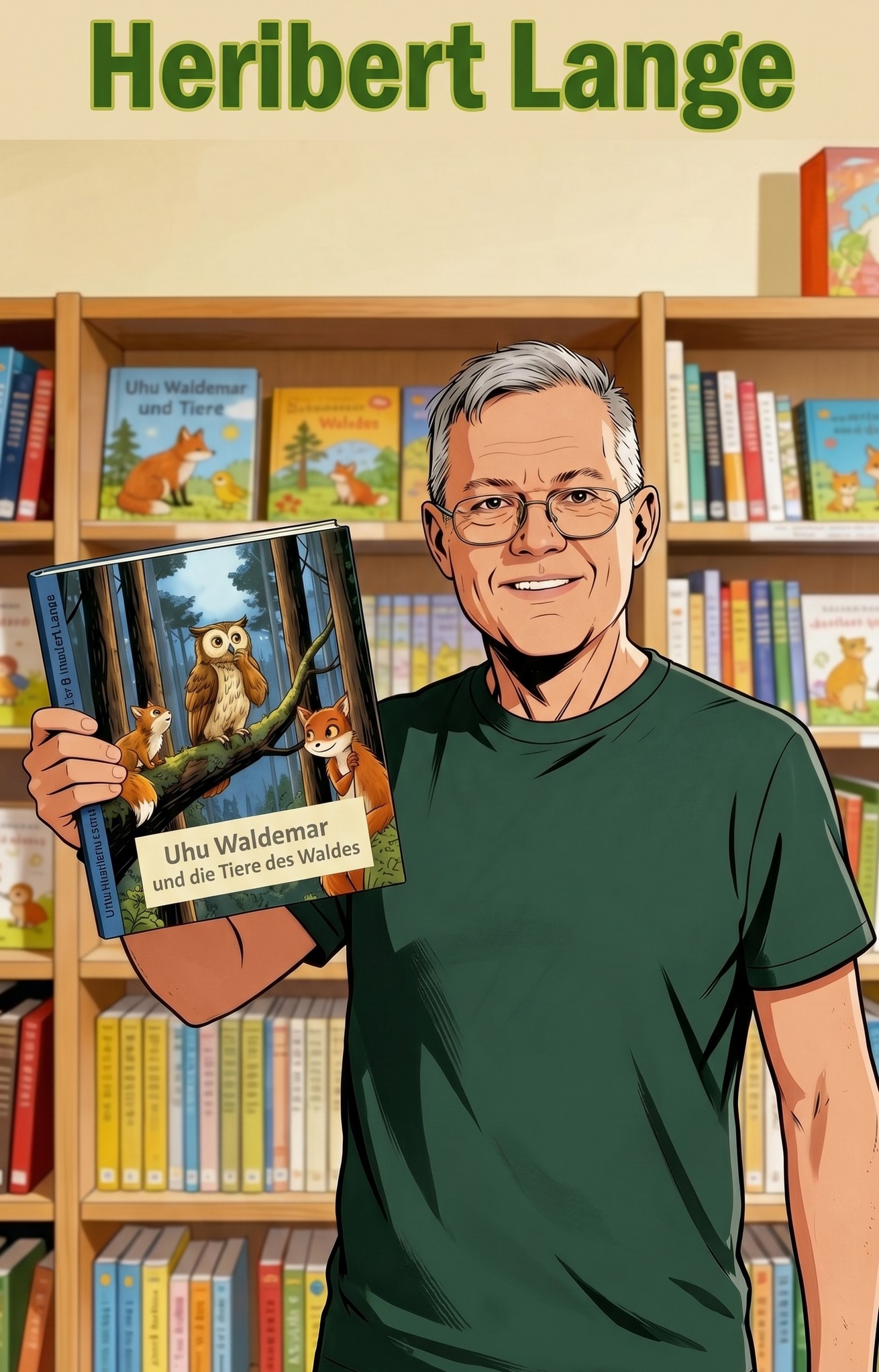 Heribert Lange mit Kinderbuch