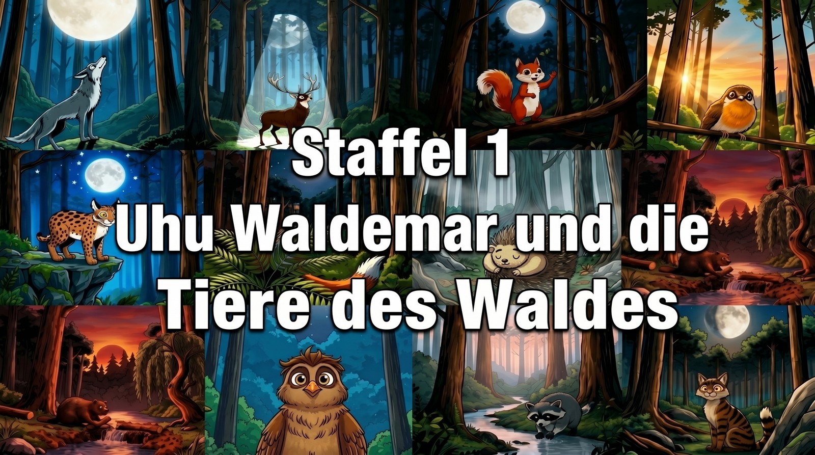 Staffel 1 – Uhu Waldemar und die Tiere des Waldes