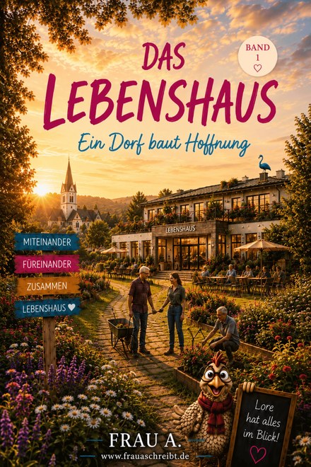 Buchcover Das Lebenshaus, Band 1: Ein Dorf baut Hoffnung